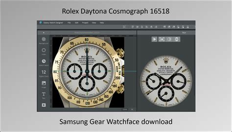 quadrante rolex per galaxy watch download|Download the Rolex Daytona Cosmograph 16518 gold watchface.